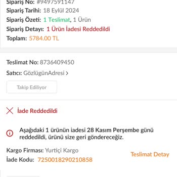Trendyol'da Satış Sonrası Destek Sorunları