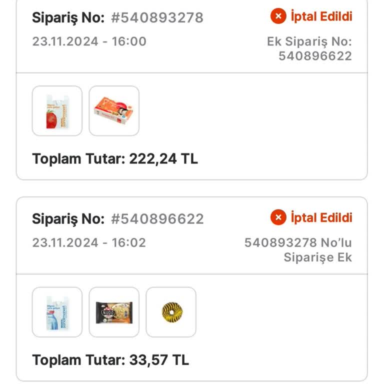 Migros'ta İptal Edilen Siparişlerin İadesi Yapılmıyor