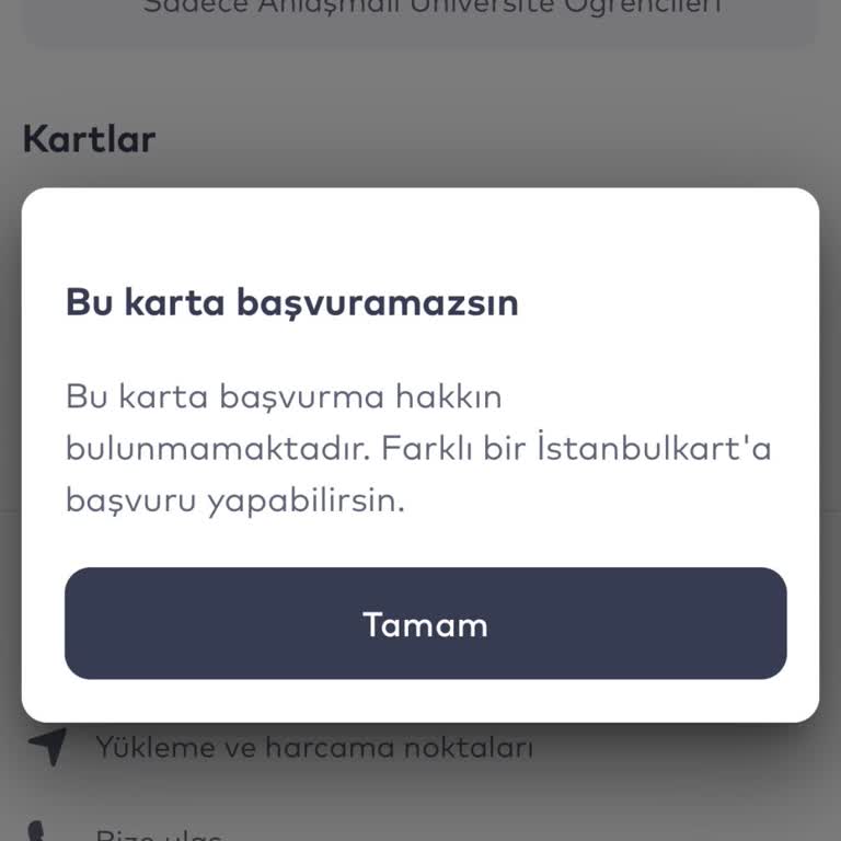 Öğrenci Kart Başvurusunda Yaşanan Mezuniyet Sorunu