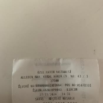 Yenidoğan Muayene Ücreti İade Talebi