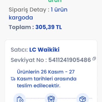 LCW Kargo Teslimatında Gecikme Ve İlgisiz Temsilciler