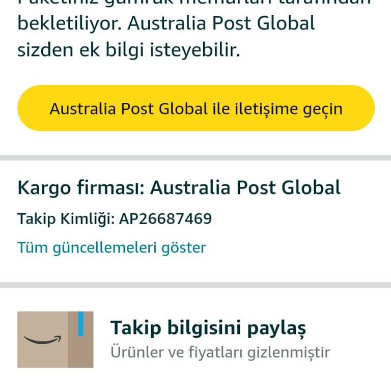 Amazon'dan Alınan Ürün Gümrükte Kaldı, Çözüm Yok!