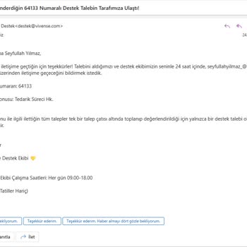 Vivense'den Sipariş Verdim, Ne Ürün Var Ne İade!
