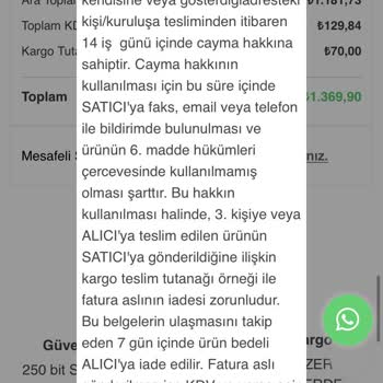 İade Talebine Karşı Olumsuz Müşteri Hizmeti Deneyimi