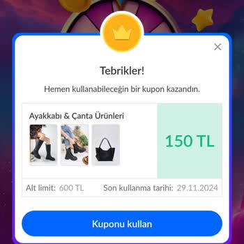 Trendyol Çark Uygulaması Kupon Sorunu