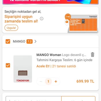 Trendyol Çark Uygulaması Kupon Sorunu