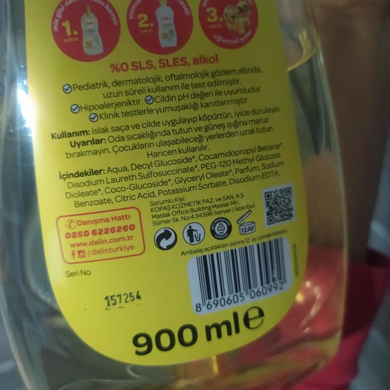 Dalin Şampuan Göz Yakıyor Yardımcı Olur Musunuz?