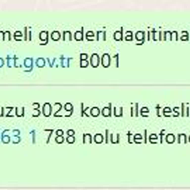 PTT Kargo'nun Teslimat Sorunları