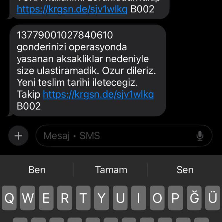 Teslimat Gecikmesi Ve İletişim Sorunları