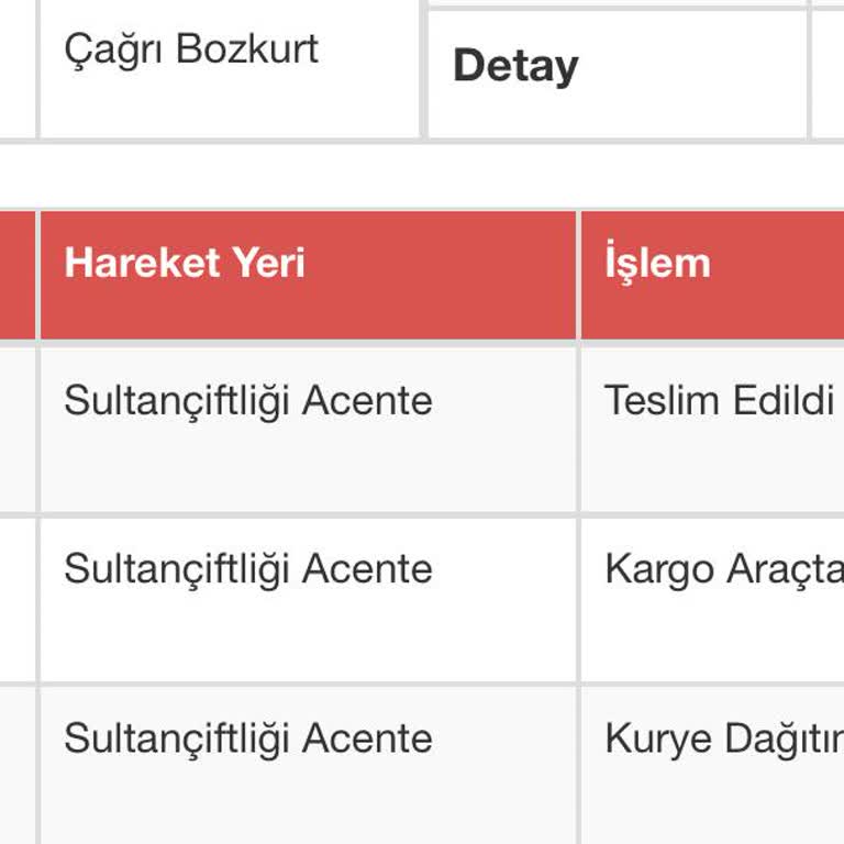 Teslim Edilmeyen Kargo Ve İletişim Sorunları