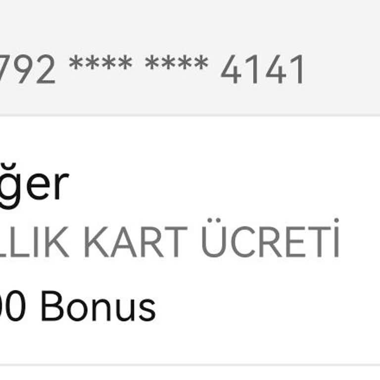 Haksız Yıllık Kart Aidatı İadesi Talebi