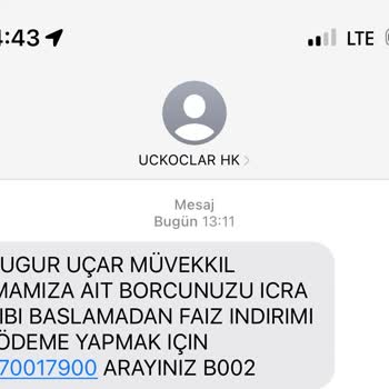 İzinsiz Mesaj Gönderen Hukuk Firmasına Tepki