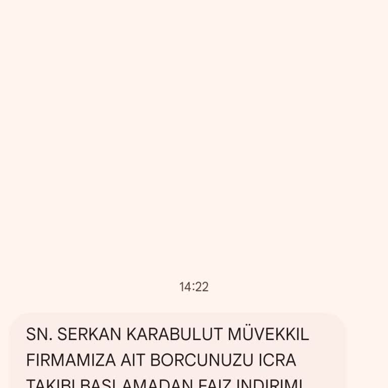 İcra Takibi Öncesi Faiz İndirimi Talebi