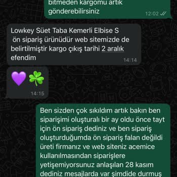 Sürekli Ertelenen Siparişler Ve Yanıltıcı Bilgiler