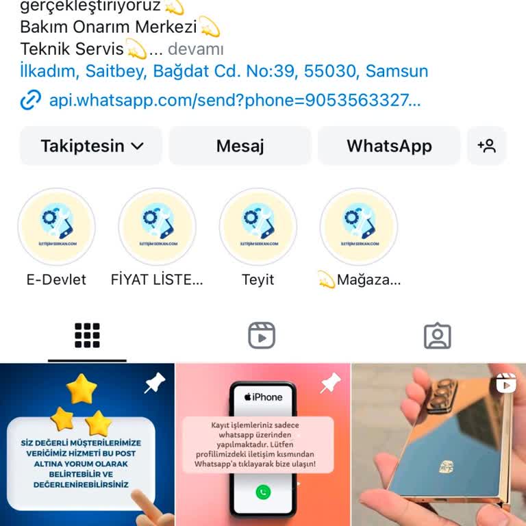 Serkan İletişim Cihazımı Kaydetmedi!