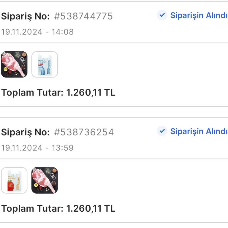 Migros Sanal Market'te Teslimat Sorunu