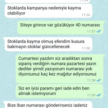 Yanlış Ürün Ve Geciken Para İadesi Sorunu