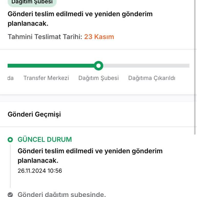 Kargomun Teslim Edilmemesi Ve İletişim Sorunları