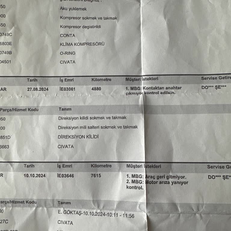 Sıfır Araçta Bitmeyen Arıza Kabusu