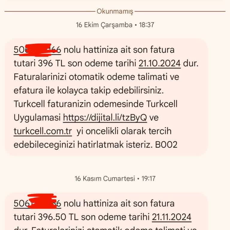 Yanlış Hattın Fatura SMS'leri: Güvensizlik Ve Rahatsızlık