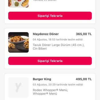 Yemeksepeti Siparişim Olmamasına Rağmen Hesabımdan Habersiz Para Çekmesi Şikayeti