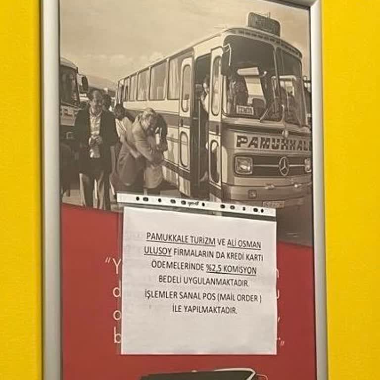 Pamukkale Firmasında Ekstra Komisyon Ücreti