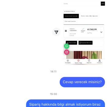 Sipariş Takibi Ve Kargo Bilgisi Sorunu