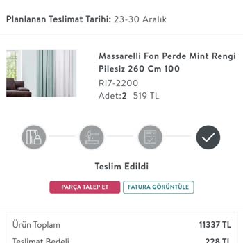 Yanlış Ölçüde Gelen Ürün Ve İlgisiz Müşteri Hizmetleri