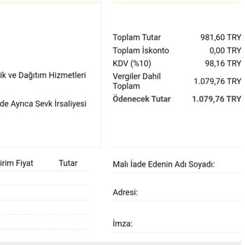 Yanlış Ölçüde Gelen Ürün Ve İlgisiz Müşteri Hizmetleri