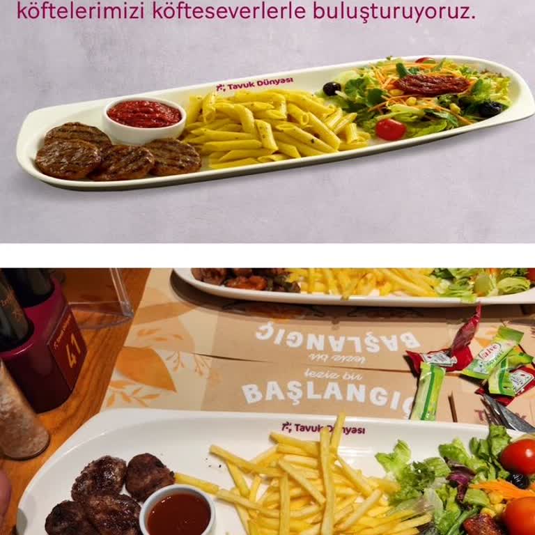 Tavuk Dünyası Menüdeki Görsel Ve Gerçek Ürün Arasındaki Fark