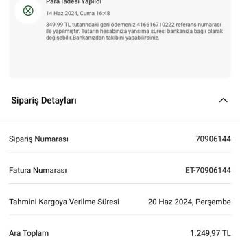 Karaca'dan İptal Edilen Sipariş Ve Müşteri Hizmetleri Sorunu