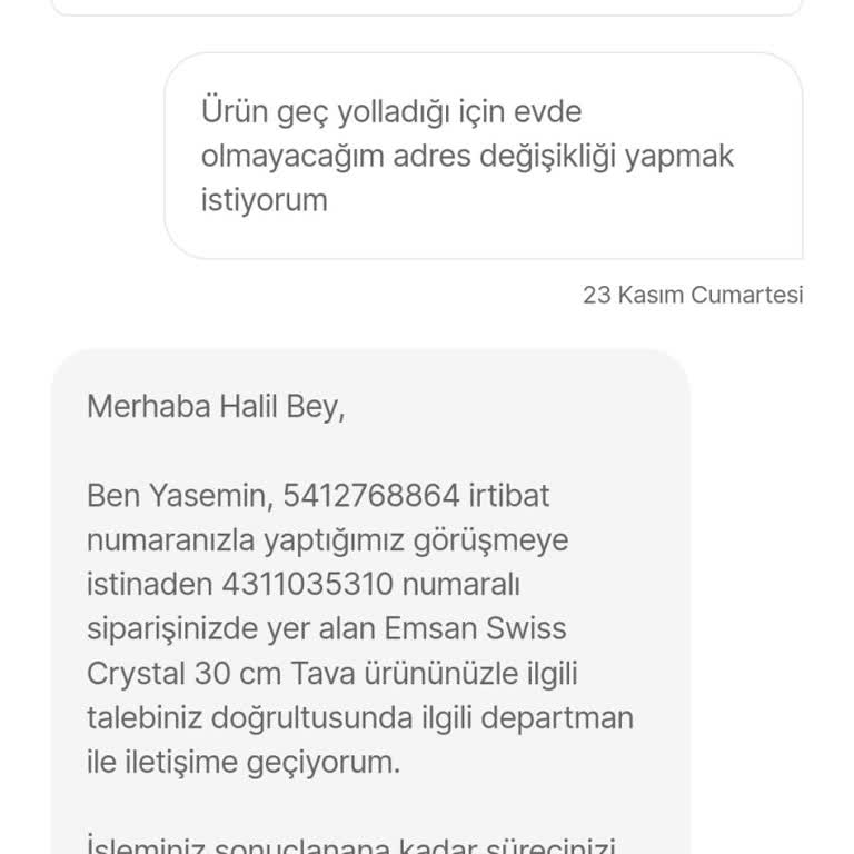 Teslim Edilmeyen Ürün Ve İptal Edilen Sipariş Mağduriyeti