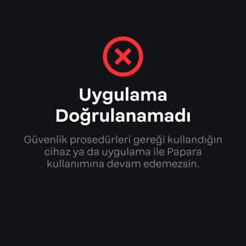 Papara Hesabına Giriş Sorunu Ve Uygulama Açılmama Problemi