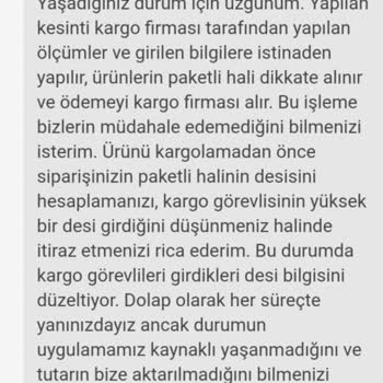 Dolap Uygulamasında Ek Kargo Ücreti Şoku