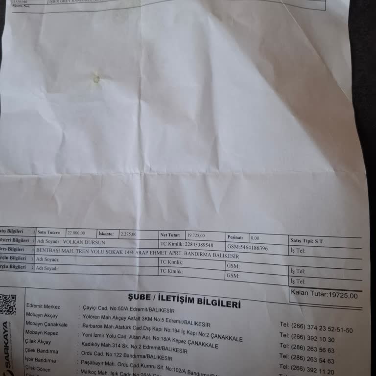 Teslim Edilmeyen Yatak Ve İletişim Sorunu