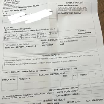 Airpods 4. Nesil Kulaklıkta Şarj Sorunu Ve Değişim Talebi