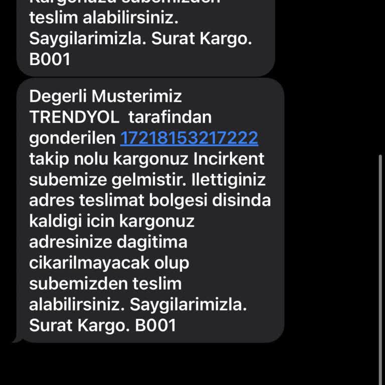 Yanlış Adres Ve İletişimsizlik Nedeniyle Teslim Edilemeyen Kargo