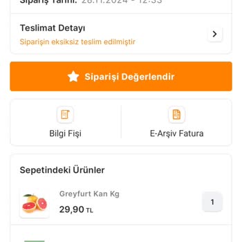 Teslim Edilmeyen Sipariş Ve İptal Sorunu