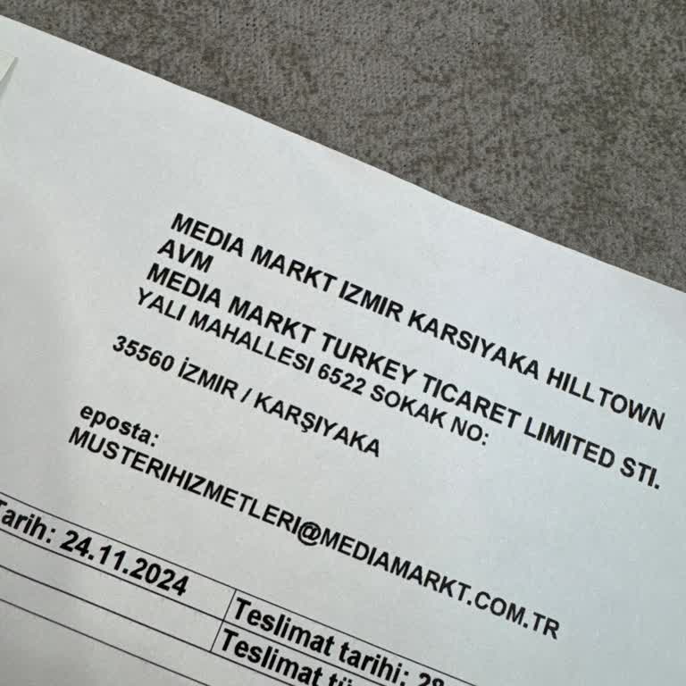 Teslimat Saatleriyle İlgili Belirsizlik Sorunu