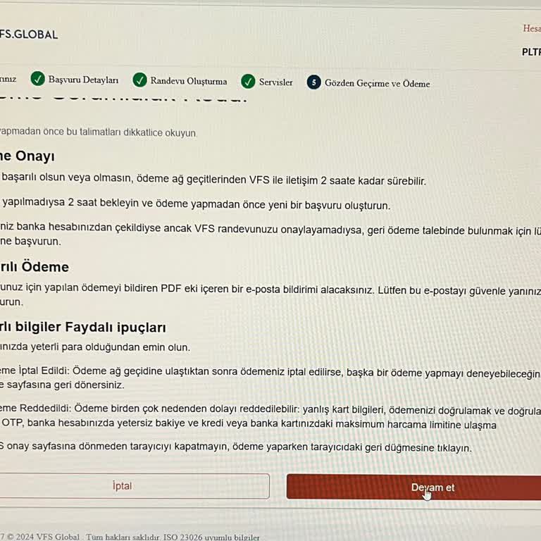 VFS Global Ödeme Sorunu: Zaman Kaybı Ve Mağduriyet