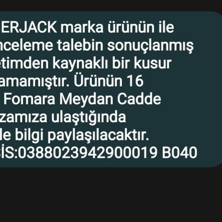 FLO'dan Alınan Ürünün Hızla Deformasyonu Ve Garanti Sorunu
