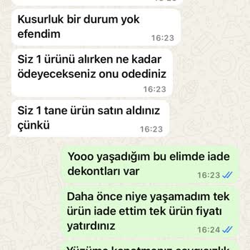 Yanlış Ürün İadesi Ve Kötü Müşteri Hizmeti