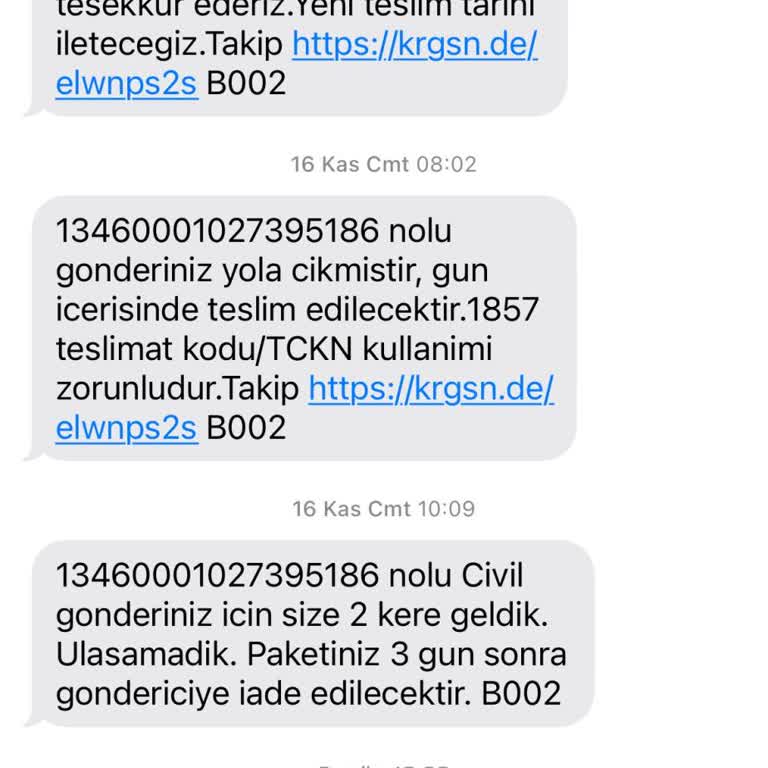 Kargomsende'nin Teslimat Hatası Mağduriyeti