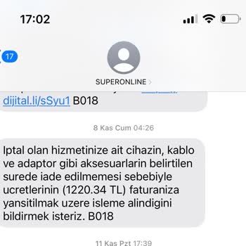 Superonline Ve Superbox İade Sürecinde Yaşanan Sorunlar