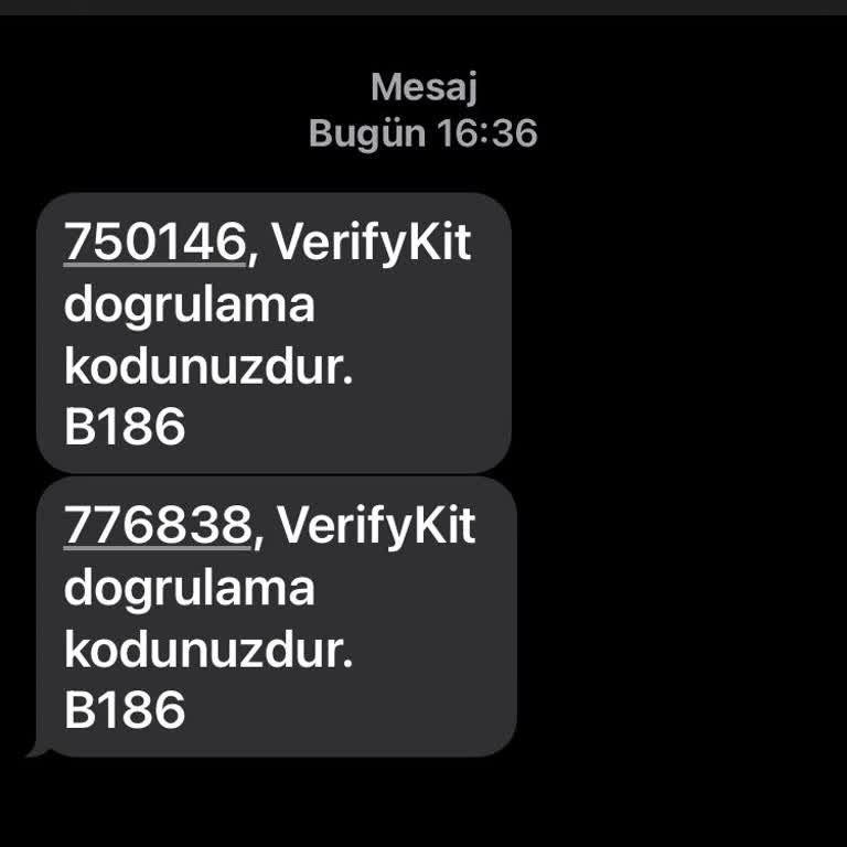 İzinsiz Gönderilen Doğrulama Kodu Hakkında Şikayet