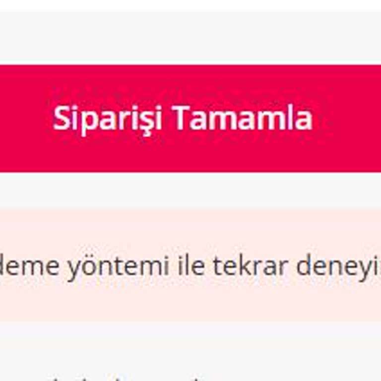 Online Ödeme Sorunu Ve Kupon Kullanım Engeli