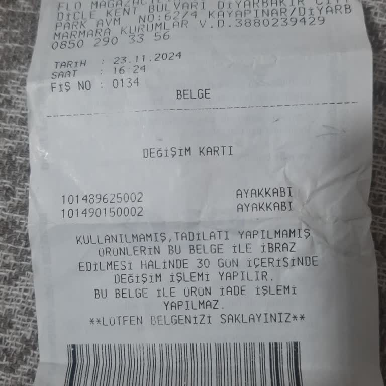 Kısa Sürede Yıpranan Ayakkabı Ve Garanti Sorunu