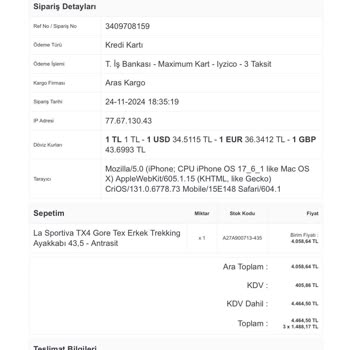 Eksik Ve İptal Edilen Siparişler Hakkında Mağduriyet