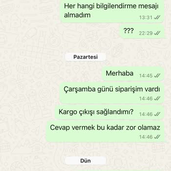 Sipariş Sonrası İletişim Sorunu