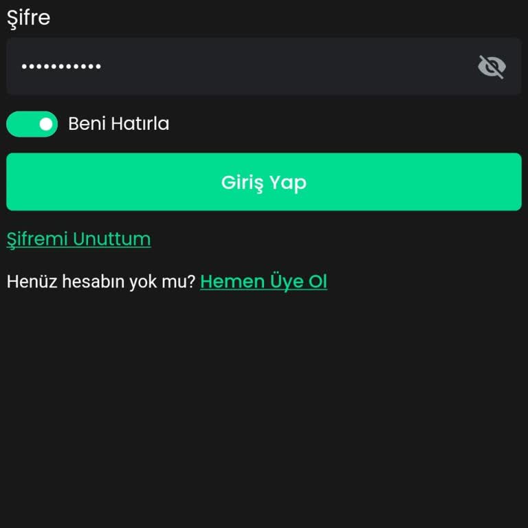 Bitay Uygulamasında Hesap Erişim Sorunu